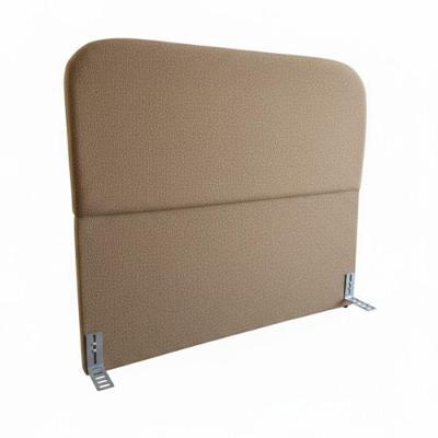 Cabeceira Casal 140cm Orgânica Veludo Bege Escuro Click Home