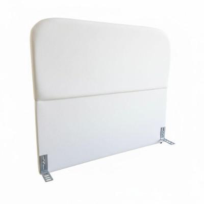Cabeceira Casal 140cm Orgânica no Box em Corino Branco Click Home