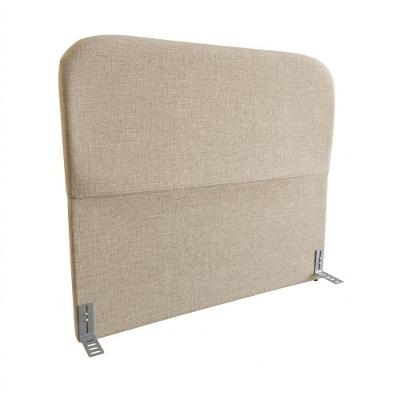Cabeceira Casal 140cm Orgânica Estofada Linho Bege Click Home