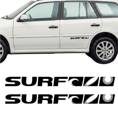 Adesivo Lateral Surfão Parati Plotado Tuning Vinil Par Teu Adesivo