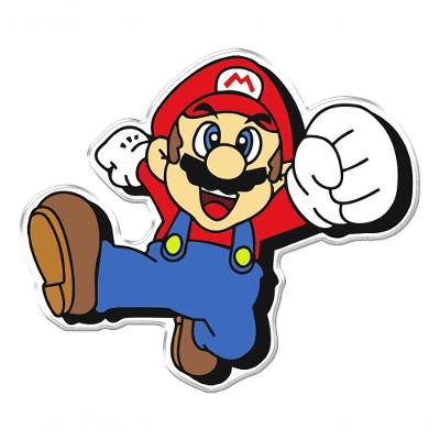 Adesivo em Relevo Super Mario Bros Vinil Resinado Vermelho Teu Adesivo