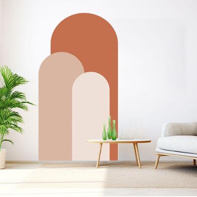 Adesivo Decorativo Arcos Boho Geométrico Parede Branco Teu Adesivo