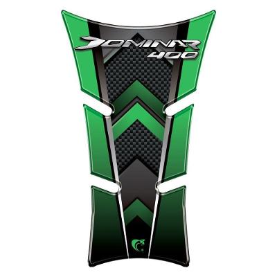 Adesivo 3D Resinado Bocal DM05 Dominar 400cc Verde Teu Adesivo