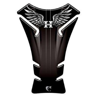 Protetor de Tanque Resinado 3D Compatível Honda Titan Fan Twister Preto Titan