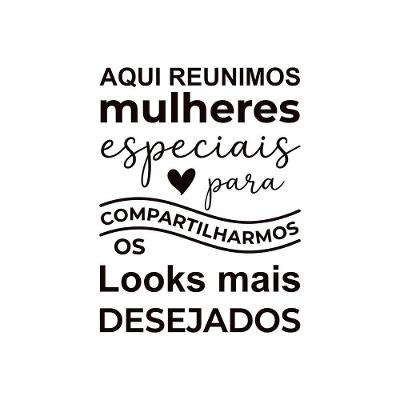 Adesivo Parede Mulheres Especiais Looks Desejados Preto Teu Adesivo