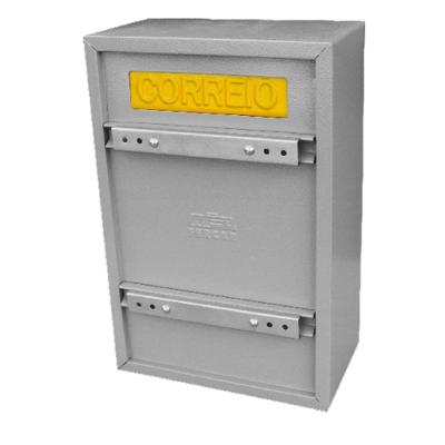 Caixa para Cartas e Revistas 45 Chapa de Aço 23x15x35cm Fercar Metalúrgica