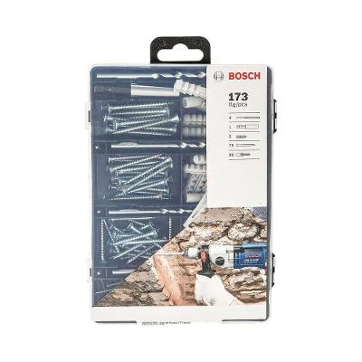 Jogo para Fixação 173 Peças com Suporte Magnético 2607017506 Bosch