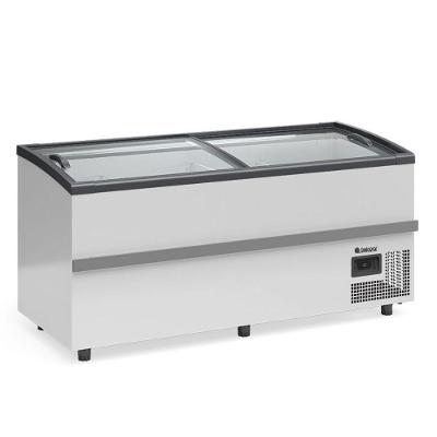 Expositor Ilha Supermercado Gelopar GISM190 700L Branco Bivolt