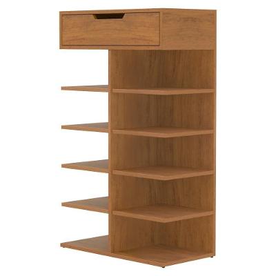 Sapateira Agata 1 Gaveta 60CM MDP Amadeirado Casa D Móveis