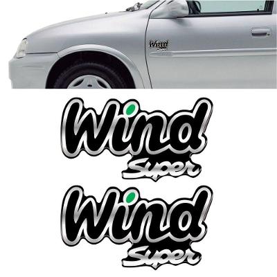 Adesivo Corsa Wind Super Vinil Brilho Resinado 3D Teu Adesivo