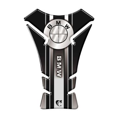 Adesivo Protetor de Tanque Moto Resinado 3D Resistente UV BMW Preto