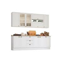 Cozinha Modulada Completa Americana 10 Peças (4 Aéreos + 3 Balcões + 3 Tampos) CZ266 Branco - Henn - 3