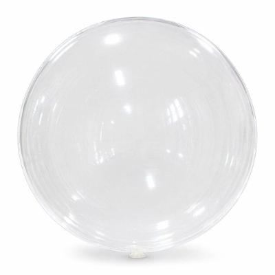 Balão Bubble Plástico Transparente 24 Polegadas Kit 50 Unidades Extra Festas