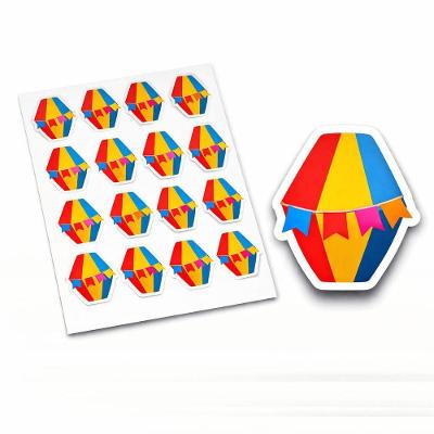 Adesivo Decorativo Balão Arraiá Festa Junina 30 Unidades Cromus