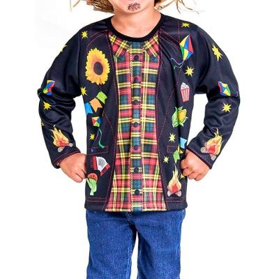 Camisa Junina Infantil Paleto Xadrez Arraiá Tamanho m Anjo Fantasias
