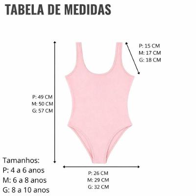 Body Infantil Suplex Liso Rosa Bebê Tamanho m Poliéster