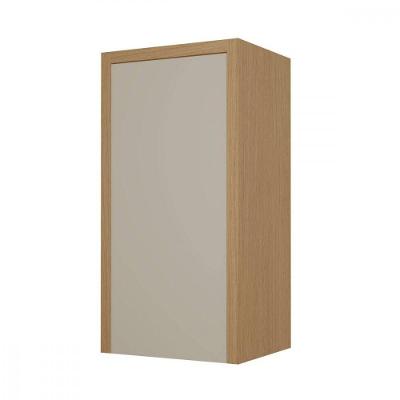 Armário Aéreo Condessa 40cm 1 Porta MDF Giratória Carvalho-greige Nesher Móveis