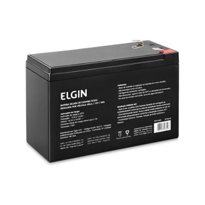 Bateria Selada De Chumbo Elgin Vrla 12v 9ah