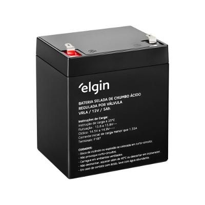 Bateria Selada De Chumbo Elgin Vrla 12v 5ah