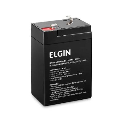 Bateria Selada De Chumbo Elgin Vrla 6v 4,5ah