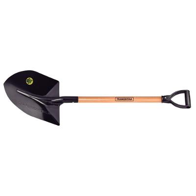 Pá de Bico 459-40 71CM Escavação Aço Carbono Especial Cabo Madeira Empunhadura Ergonômica Tramontina