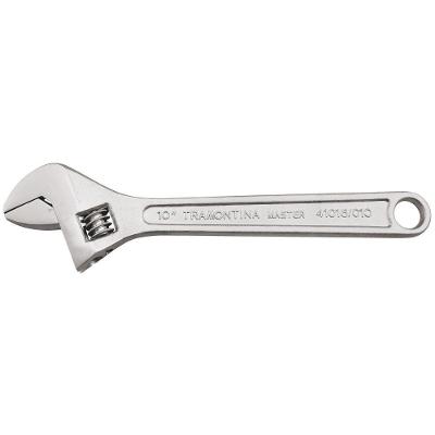 Chave Ajustável Master 254MM para Porcas Aço Carbono Cromado com Escala a Laser Tramontina