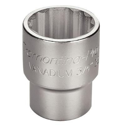 Soquete Estriado 33MM 3-4'' Aço Cromo Vanádio Tramontina Pro