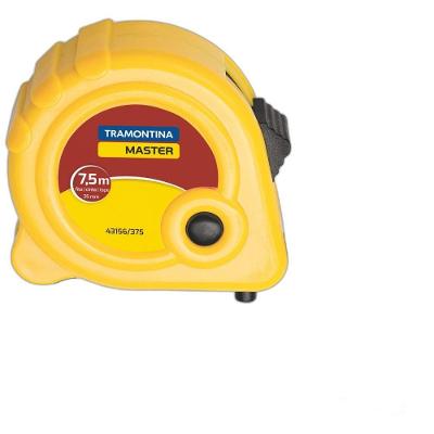 Trena Master 7,5M com Fita de Aço Temperado Freio Duplo Corpo ABS Tramontina