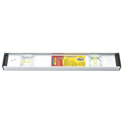 Nível 14'' 360 graus  90 graus  Alumínio Anodizado com Ampolas de Leitura Precisa Tramontina Master