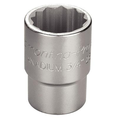 Soquete Estriado 28MM 3-4'' Hyper Drive Aço Cromo Vanádio Prata Tramontina