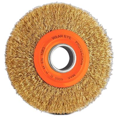 Escova Circular 6X3-4 0,3MM Remoção de Rebarbas Ferrugem e Pintura Aço Latonado Tramontina Pro