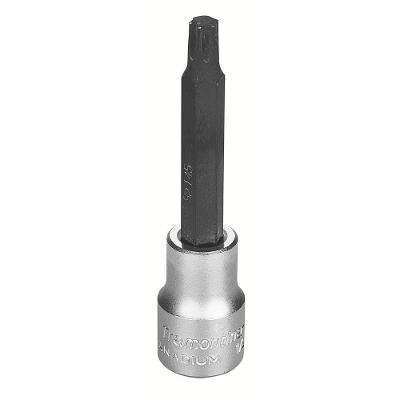 Soquete Trafix T45 Longo 1-2" Cromo Vanádio Cromado Tramontina