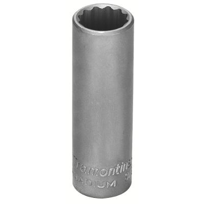 Soquete Estriado Longo 3-8'' 10mm Hyper Drive Aço Cromo Vanádio Tramontina
