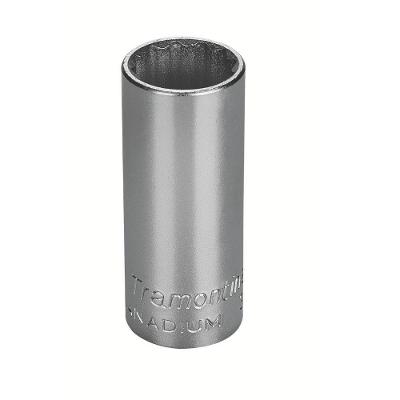 Soquete Estriado Longo 11MM 3-8'' Hyper Drive Prata Tramontina