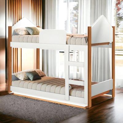 Beliche Infantil Magia Design Lúdico MDF Branco e Nature Gabrielli