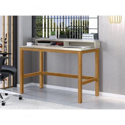 Escrivaninha California Moderno MDF-MDP 110CM Off White Tebarrot Móveis