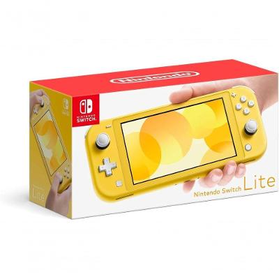 Console Portátil Switch Lite Nintendo 32GB com Adaptador AC Amarelo