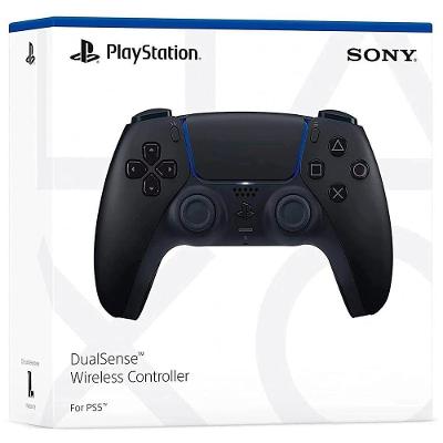 Controle sem Fio Sony Dualsense Midnight Black para PS5 e PC Preto