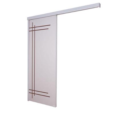 Porta De Correr Branco Prime Frisada F05 210x70