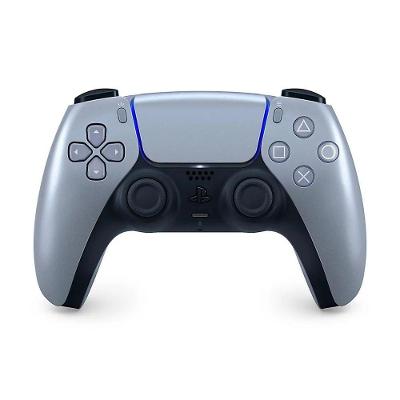 Controle sem Fio Sony Dualsense Sterling Silver para PS5 PC Bluetooth 5.1 Prata