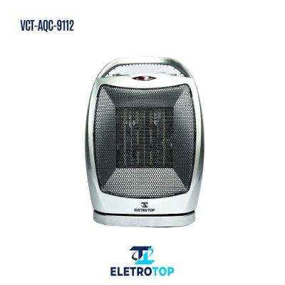Aquecedor Cerâmico Ambiente CZ 1500W 4 Níveis Cinza Top 220V