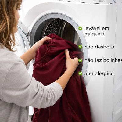 Jogo de Lençol Iris Queen 3 Peças Micropercal 600 Fios Ponto Palito Azul Marinho