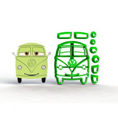 Cortador Fillmore Modular Pasta Americana Plástico PLA 6CM HB Formas e Cortadores