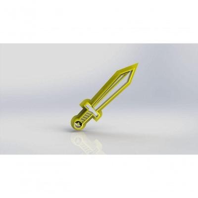 Cortador Espada 8CM Plástico PLA para Pasta Americana HB Formas e Cortadores
