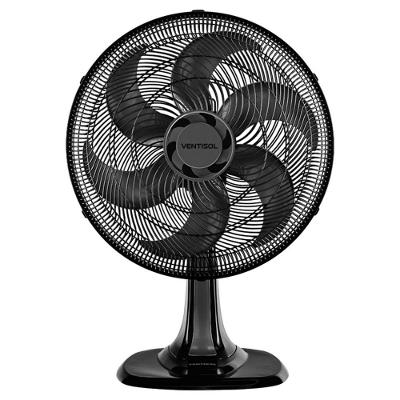 Ventilador de Mesa Ventisol Turbo 6 Pás 40cm 3 Velocidades Preto 110V