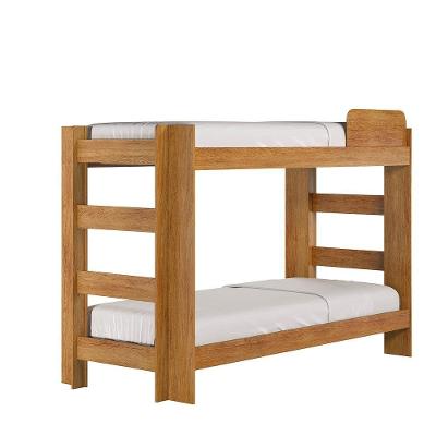 Beliche Solteiro Milano Cinamomo com Escada Reversível MDF Tudo de Móveis