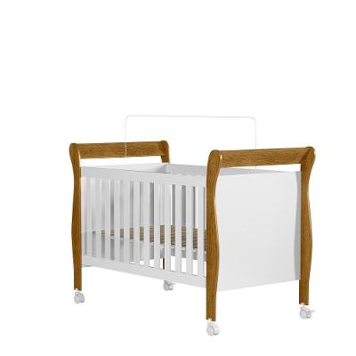 Berço Multifuncional Minicama Doce Sonho MDF Branco Tudo de Móveis