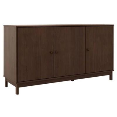 Balcão Essência 3 Portas Madeira Maciça 160CM Café para Área Gourmet Finestra Móveis