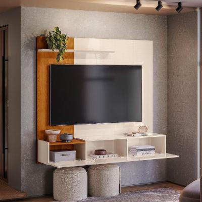 Painel para TV Astro 65" 153,5CM MDP Basculante Off White Madetec Móveis