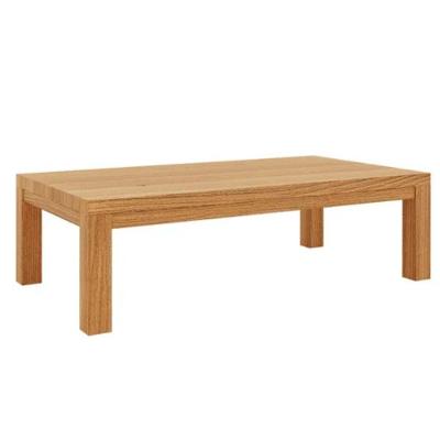 Mesa de Centro Nature Retangular Madeira Maciça 120CM Rústico Claro
